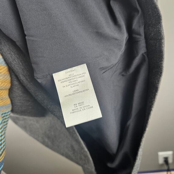 Tibi Charcoal Gray A-Line Puff Sleeve Dress Size 2 - Picture 5 of 8